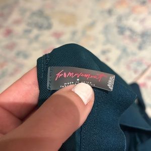 Free people blue romper skort